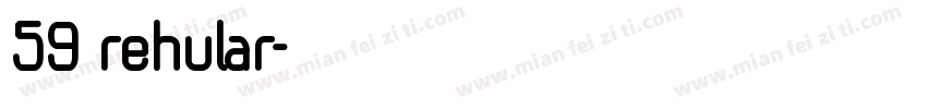 59 rehular字体转换